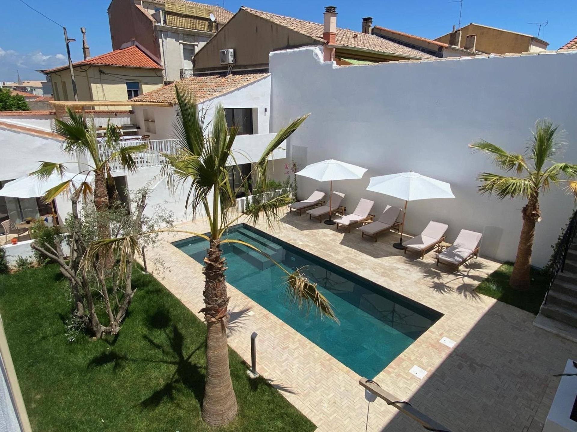 La Maison De Ville - Piscine - Spa Sète Kültér fotó